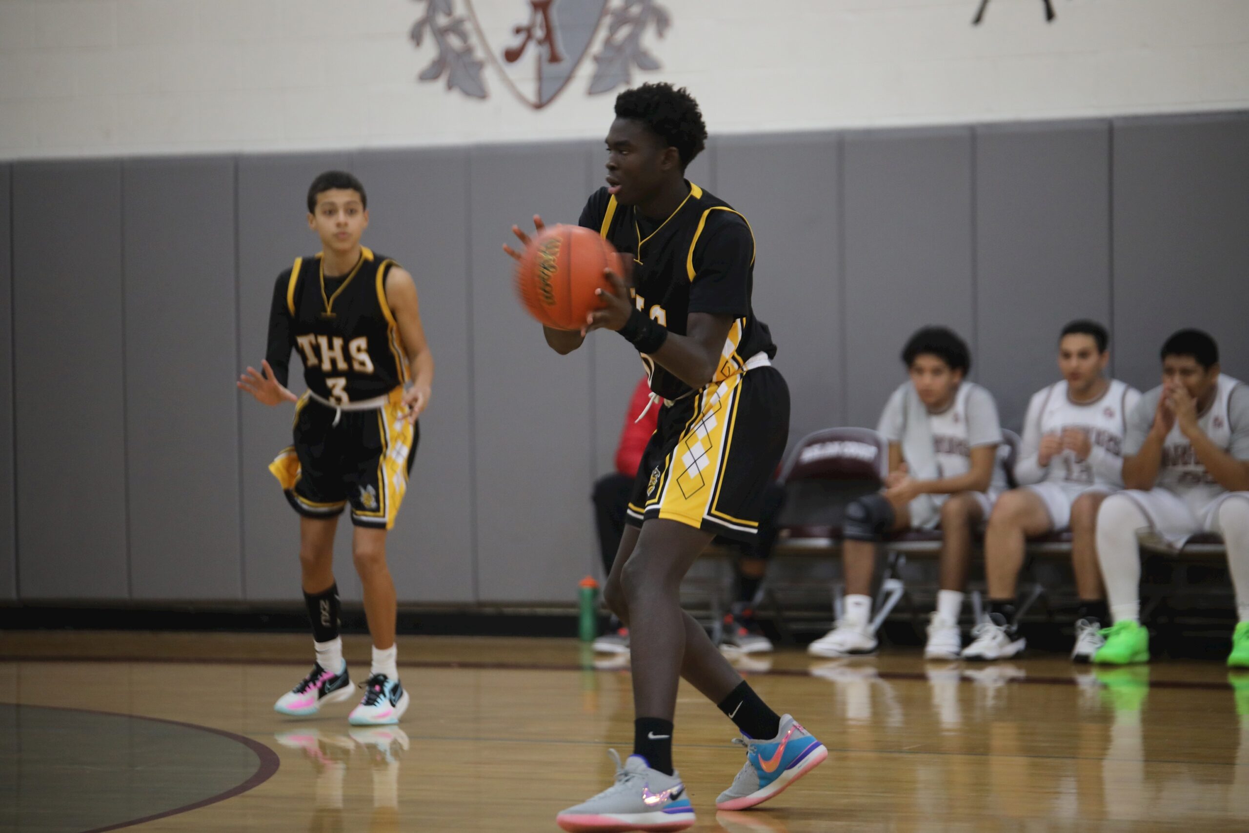Middle school students playing sports at The Hudson School